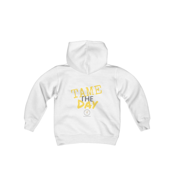 Mana Mocha | Tame The Day - Youth Heavy Blend Hooded Sweatshirt
