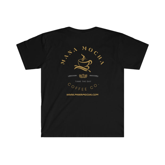 Mana Mocha | Signature Logo Three - Unisex Softstyle T-Shirt