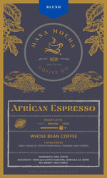 Roast: Medium/Dark Tasting Profile: Great blend of coffee from Kenya, Tanzania and Ethiopia