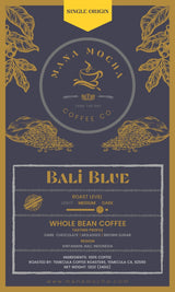 Certification/Grading: Organic Roast: Medium/Dark Tasting Profile: Dark Chocolate, Molasses, Brown Sugar Grower: Smallholder farmers from Kintamani Variety: Bourbon, Typica, Catimor Region: Kintamani, Bali, Indonesia Altitude: 1200-1600 M Soil Type: Volcanic Loam Process: Hand picked, wet-hulled and dried on raised beds.